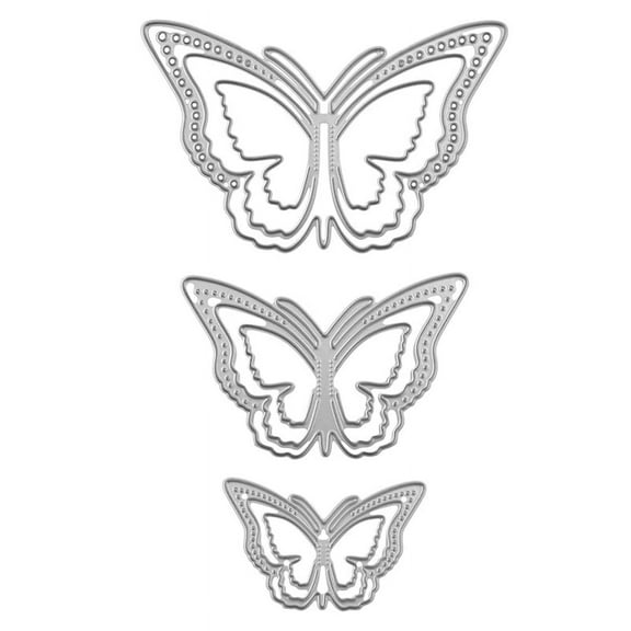 3Pcs 3D Butterfly Metal , Butterfly Die Cut for Card Making Butterfly Frame Cutting Dies