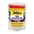 thumbnail image 2 of Wilton Bold Tones Mini Cupcake Liners, 150-Count, Assorted Colors, 2 of 6