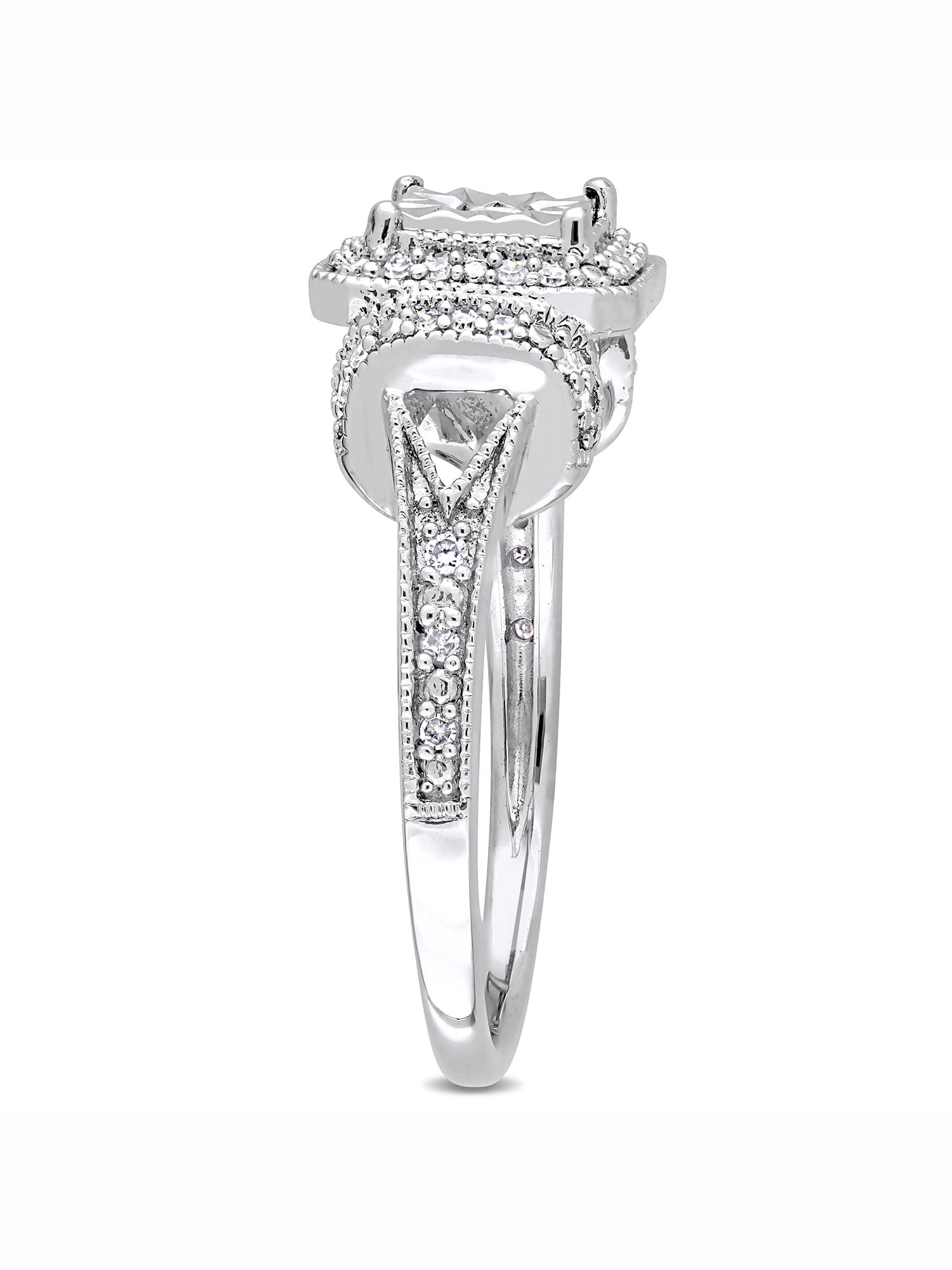 Everly Women's Diamond Sterling Silver Engagement Ring