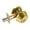 Gold, variant on Tnarru Dead Bolt Door Lock Single Cylinder Modern Interior Exterior with Keys Round Door Knob for Pantry Front Entrance Bedroom Home Gold
