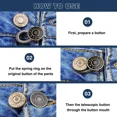 thumbnail image 3 of VEGCOO 21 PCS Button Extenders for Jeans Waistband Extenders , Waist Extenders for Pants for Men Women Pregnancy Jeans Skirt Collar Dress, 3 of 7