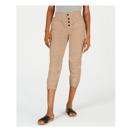 FREE PEOPLE Womens Pink High Waist Pants Size: S