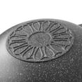 thumbnail image 3 of The Pioneer Woman Prairie Signature Cast Aluminum 14-Inch Wok, Charcoal Speckle, 3 of 5