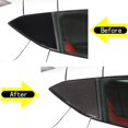 thumbnail image 5 of TINKI Soft Carbon Fiber Rear Side Window Louver Trim Sticker Compatible with Chevrolet Corvette C8 2020-2023, Rear Window Shutters Trim Cover Stickers, 5 of 13