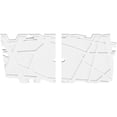 thumbnail image 2 of 36"W x 24"H x 2"ID x 12 3/4"C x 1"P Novo Architectural Grade PVC Contemporary Ceiling Medallion, Two Piece, 2 of 11