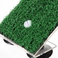 thumbnail image 3 of EeaseCA Unique Design Simulation Lawn Terrace Aquarium Turtle Tank Tortoise Climbing Platform Lifelike Grass Ladder(Small), 3 of 7