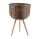 thumbnail image 3 of Soporte para plantas de cesta tejida con patas, maceta de suelo, maceta para flores Estilo B, 3 of 9