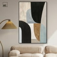 thumbnail image 3 of Interlocking Segments I Canvas Boho Geometric Art by Art Remedy, Black Frame, 36 x 54, 3 of 7