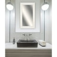 thumbnail image 2 of White Framed Decorative Clear Glass Wall Mirror - Ready to Hang, 2 of 3