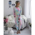 thumbnail image 5 of Conjunto de Ropa Casual de Dos Piezas con Estampado Tie Dye para Mujer PRETTYGARDEN, 5 of 5