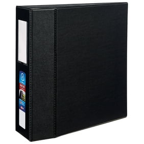 Avery Heavy-Duty Binder, 4" One-Touch Rings, 780-Sheet Capacity, Label Holder, DuraHinge, Black (79994)