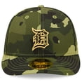 thumbnail image 2 of Men's New Era Camo Detroit Tigers 2022 Armed Forces Day On-Field Low Profile 59FIFTY, 2 of 6