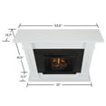 thumbnail image 2 of Real Flame Kipling Electric Fireplace White, 2 of 5