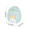 thumbnail image 3 of Amzcrzy Tin Candy Boxs Easter Eggs Gift Box Gift Packaging Box Candy Chocolate Storage Holiday Gift Candy Packaging Box Colorful Cute Little Rabbits Candy Box Easter Decorations Easter Decorations, 3 of 6