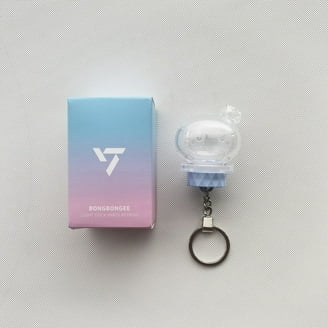 Kpop Idol Seventeen Mini Lightstick Key Ring Glow Stick Keychains
