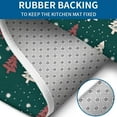 thumbnail image 4 of Dark Green Christmas Tree Pattern Bathroom Rugs Sets 3 Piece,Toilet Cover Set,Absorbent Non Slip Bathroom Mats Sets with U-Shaped Contour Rug Toilet Rug Set, 4 of 5