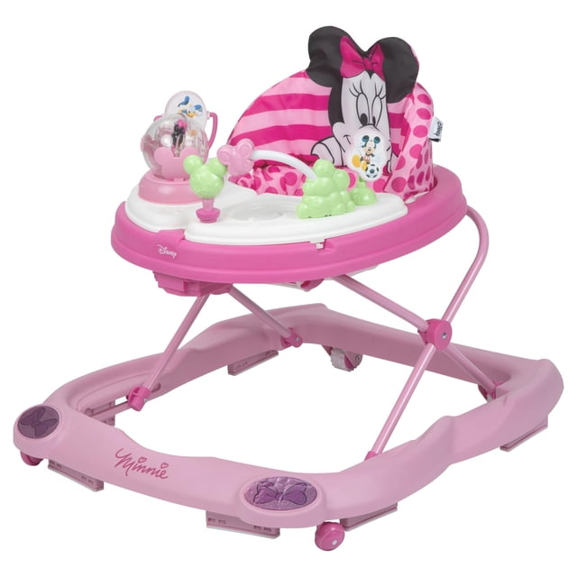 Disney Minnie Mouse Glitter Andador con música y luces, rosa