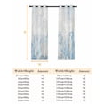thumbnail image 6 of Blue Seahorse Coastal Blackout Curtains for Bedroom, Summer Beach Nautical Ocean Coral Thermal Insulated Kitchen Drapes with Grommets, Light Blocking Window Treatment, 2 Panels 42" x 54", 6 of 7