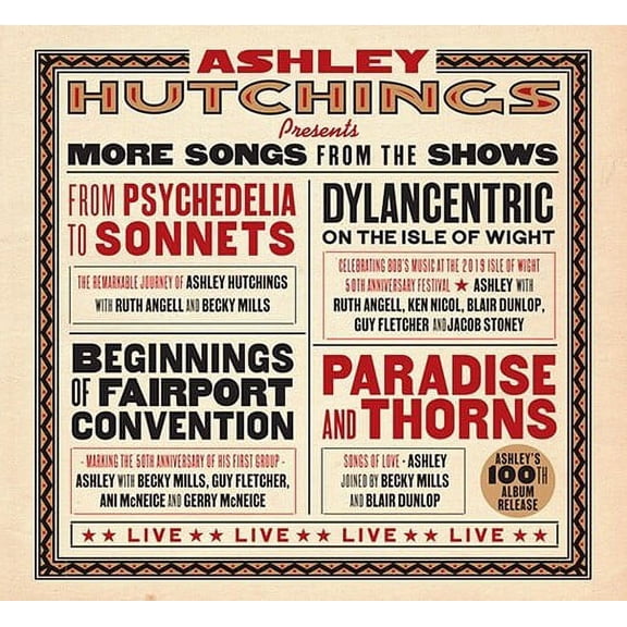 Ashley Hutchings - More Songs From The Shows - Music & Performance - CD