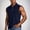 #124-Navy, variant on Ceisia Men's Casual Sleeveless Polo Shirt Solid Color Half Button Collared with Pocket Lightweight Soft Breathable Classic Fashion Vest Top Gifts for Father Green 3X