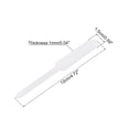 thumbnail image 2 of Unique Bargains Plant Labels, 200Pcs PP Rectangle Marker Tags for Outdoor Indoor Garden, White, 2 of 4