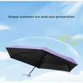 thumbnail image 3 of CNKOO Mini Travel Sun & Rain Umbrella  Small UV Compact Folding Umbrella with Case 8 Ribs Anti-UV Lightweight Umbrella, 3 of 5