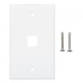 thumbnail image 3 of 5pcs  Socket Panel, ABS Plastic Lan Socket Panel, Single-Port CAT5 CAT6 Electronic For  Engineering Home Improvement, 3 of 8
