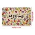 thumbnail image 3 of AuroraX Entrance Welcome Matt Outdoor Front Door House Holiday Floral Front Door Rugs for Outside Non Slip Washable 16x24 Welcome Mats for Inside Mothers Day Gifts for Mom, 3 of 7