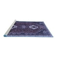 thumbnail image 2 of Ahgly Company Machine Washable Indoor Round Persian Blue Traditional Area Rugs, 7' Round, 2 of 4