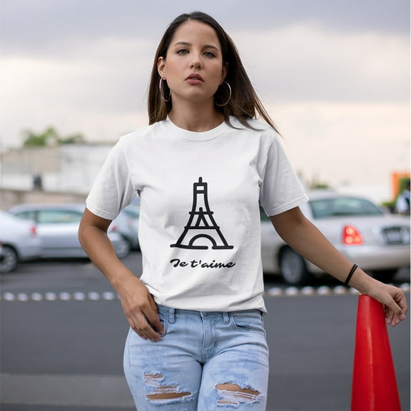 Womens Je Taime Logo T-Shirt