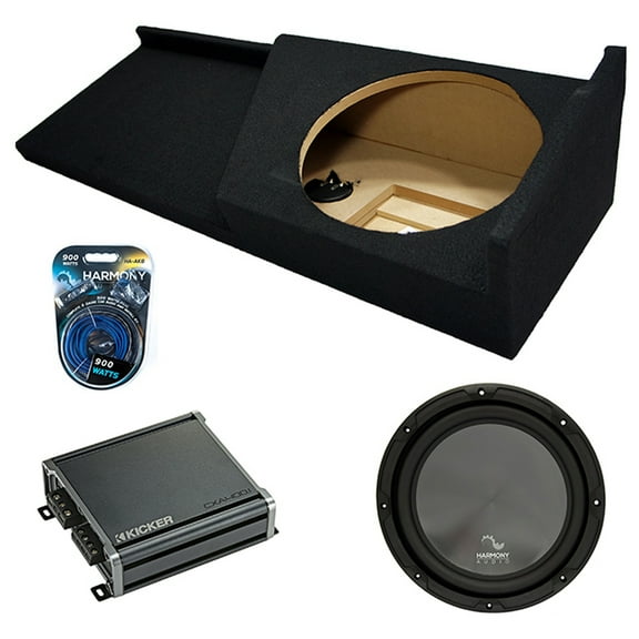 Harmony Chevy Silverado 07-13 HA-R124 12" Sub, 46CXA4001 800W Amp & Sub Box