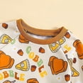 thumbnail image 3 of Toddler Baby Girls Halloween Clothes Kid Girl Cute Pumpkin Print Outfits Pullover Sweatshirts And Flare Trouser Setsize110cmsuggest Age: 2-3 Years, 3 of 4