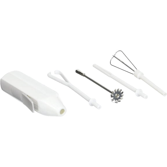 Norpro 5pc Deluxe Cordless Mini Mixer, White