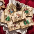thumbnail image 1 of Tarjeta de Navidad Caja de regalo de Navidad Juego de tarjetas pequeñas Bendición escrita a mano para niños de jardín de infantes, 1 of 5