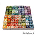 thumbnail image 3 of AmoHilos Size 8 Crochet Double Mercerized Long Staple Egyptian Cotton Pearl Thread 10 Different Colors Set 43 Yards 5 Grams Ball, 3 of 6