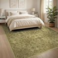 thumbnail image 3 of ODIKA 8'x10' Washable Area Rug Durable, Non-Slip Boho Trellis Ornamental Distressed Border Scrolls Scroll Vintage Flowing Dynamic for Living Room, Under Sectional, Family, 3 of 7