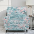 thumbnail image 2 of Kuiaobaty Marble Cherry Blossom Reclining Sofa Slipcover Breathable Recliner Chair Cover Large with Side Pocket Stretch Reclining Slipcover Elastic Recliner Couch Cover for Pets Kids, 2 of 8