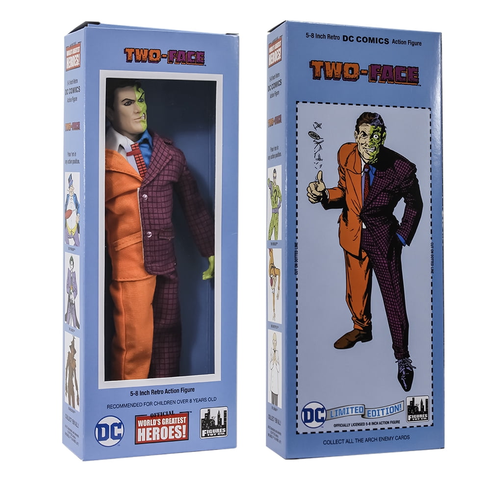 Two-Face DC Comics Retro Style Boxed 8 Inch Action Figures 