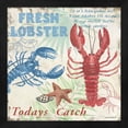 thumbnail image 3 of Great Art Now Crab Fest & Fresh Lobster by Anita Phillips, 2 Piece Framed Art Set Each 13"W x 13"H, 3 of 3