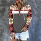 thumbnail image 2 of Sudaderas con capucha para mujer, sudadera con capucha azteca para mujer, suéter con estampado geométrico, camiseta de manga larga con cuello de tortuga, jersey con cordón, sudaderas con bolsillo Fridja fhghd3039, 2 of 6