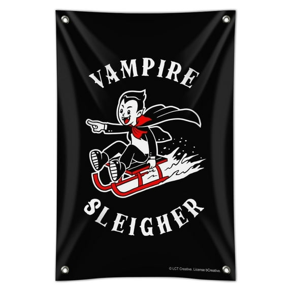 Vampire Sleigher Slayer Funny Humor Home Business Office Sign