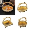 thumbnail image 2 of NANMELX Kitchen Fruit Basket Metal Snacks Serving Tray Cookie Cakes Platter 5 Liter, 2 of 17