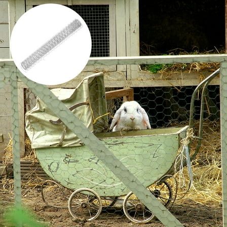 FRCOLOR Crafting Chicken Wire Mesh Netting Galvanized Iron Wire DIY Crafting Home Decoration 1 PCS