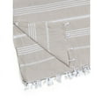 thumbnail image 4 of Hilana Upcycled Cotton Pure Series Sustainable Turkish Towel Beige, 4 of 5