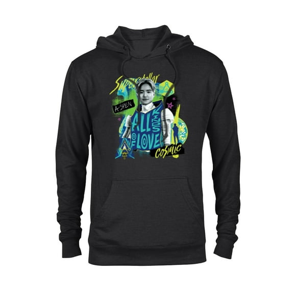 Disney Channel Zombies 3 A-Spen Alien All Kinds of Love - Pullover Hoodie for Adults - Customized-Black