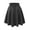 CHARCOAL, variant on MBJ WB829 Womens Flirty Flare Skirt L BLACK