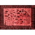 thumbnail image 1 of Ahgly Company Indoor Rectangle Animal Red Modern Area Rugs, 5' x 8', 1 of 4