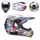 thumbnail image 1 of Para la versión de casco de bicicleta de playa personalizado para jóvenes, casco integral de kart con diseño de fantasma de fuego, 1 of 6
