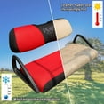 thumbnail image 5 of 10L0L Golf Cart Seat Cover for Yamaha Club Car Precedent Golf Cart Accessories-Red Black (L Size), 5 of 8