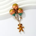 thumbnail image 3 of Fashionable Balloon Bear Brooch Elegant Balloon Bear Tassels Brooch Lapel Pin Jewelry For Unisex Fashion Lovers, 3 of 10
